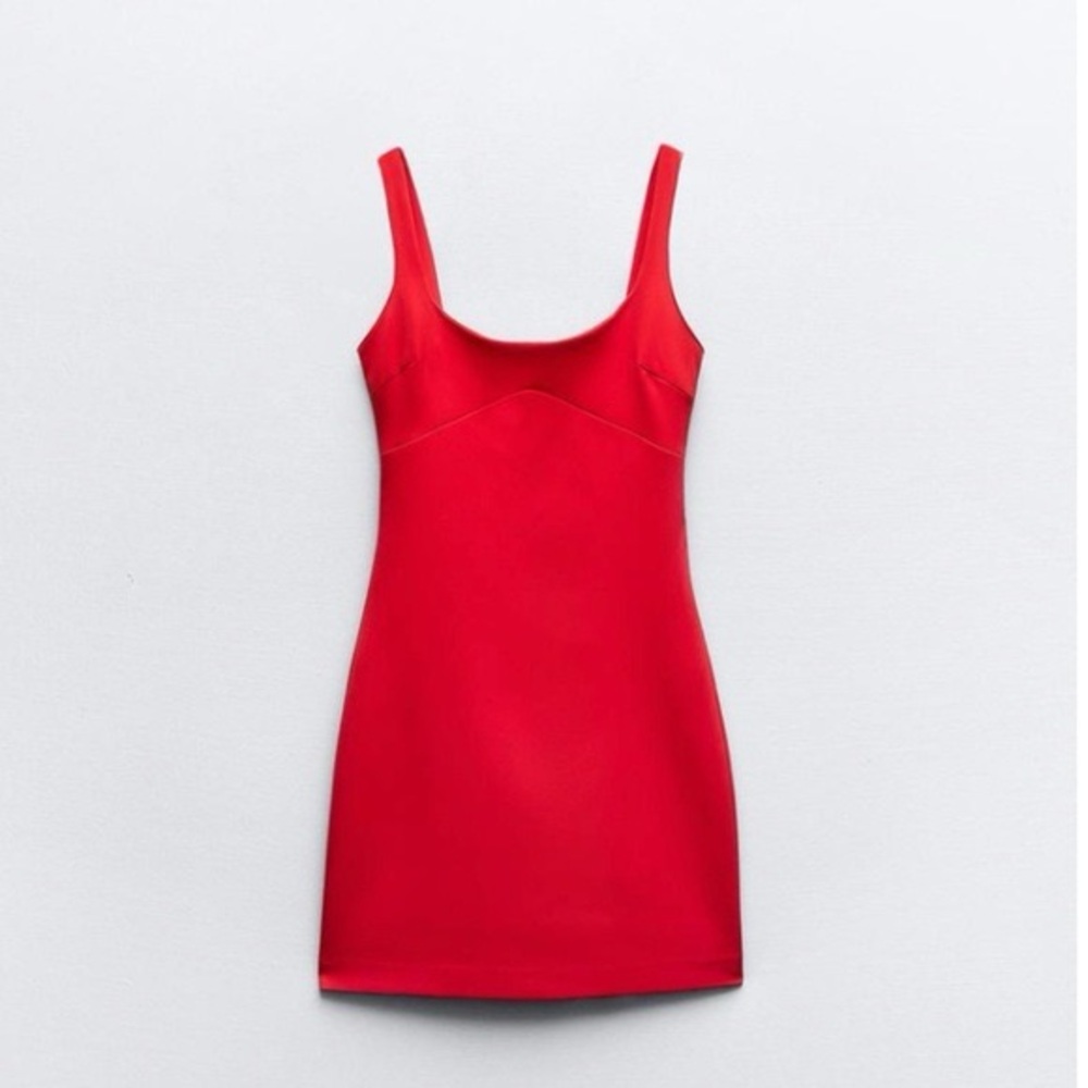 Zara Vibrant Red Mini Dress